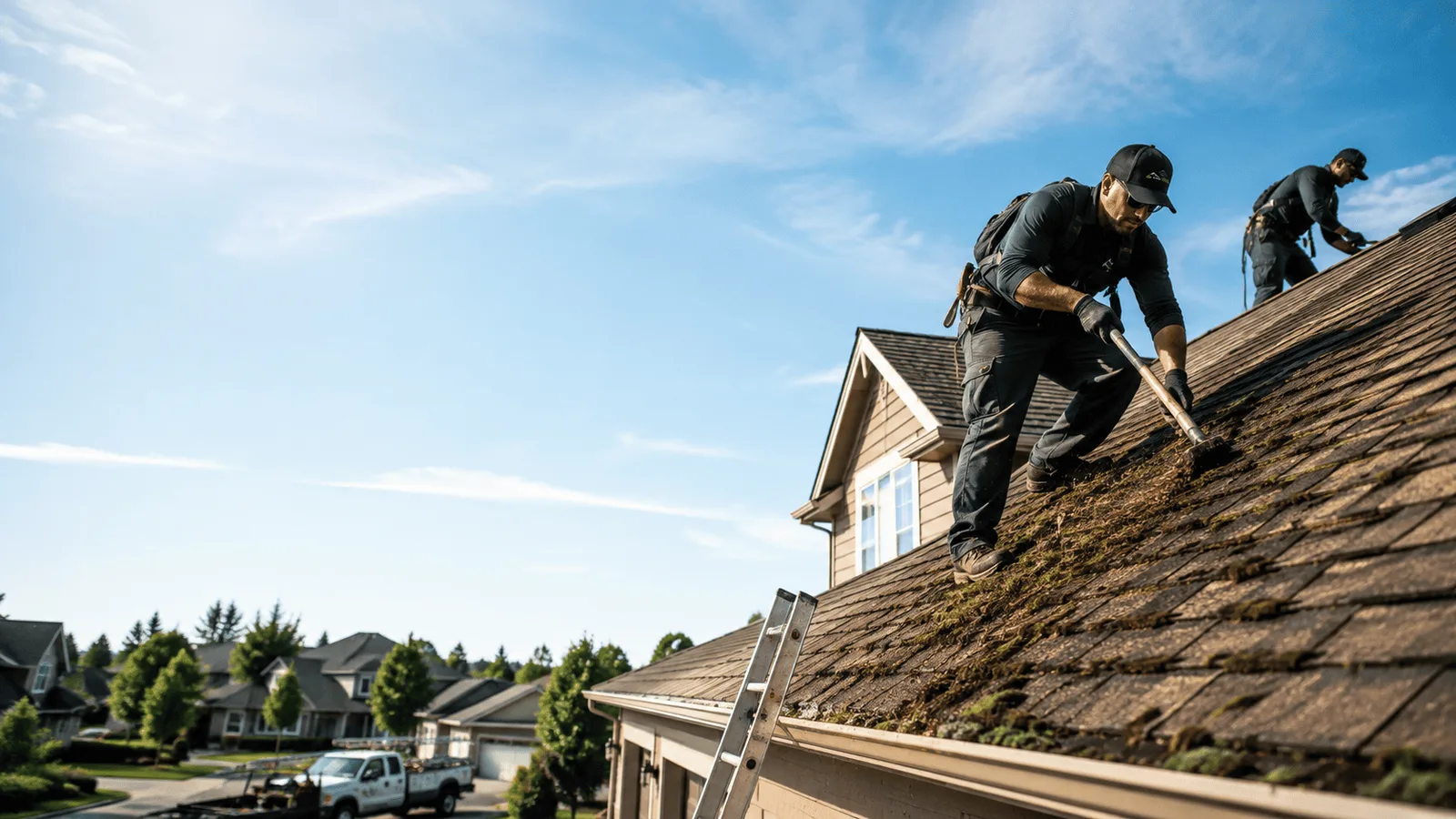 Roof Moss Removal in Compton, CA near me